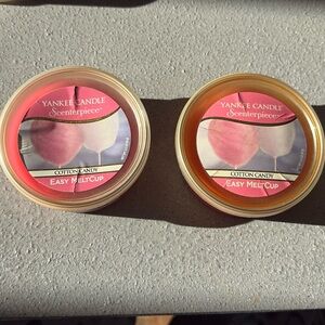 YANKEE CANDLE | 2 Scenterpiece easy meltcup Cotton Candy (Rare)